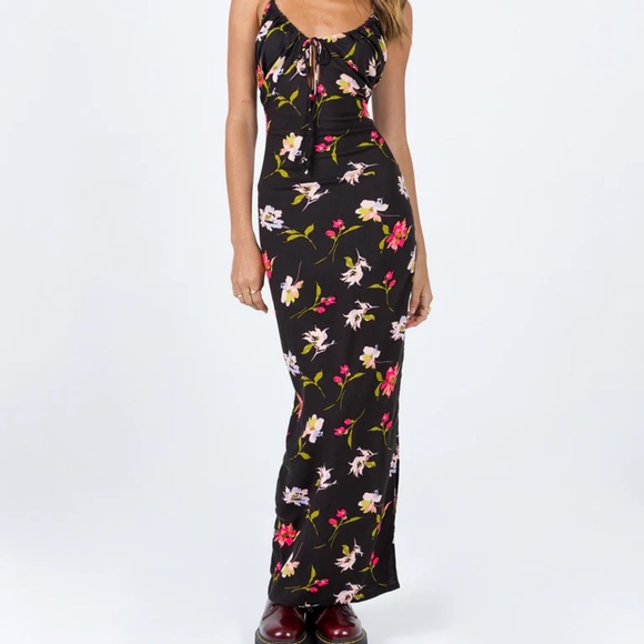 Princess Polly BRAILEY MAXI DRESS in Black Multi! - Picture 2 of 5
